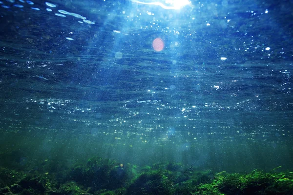 Bolle di sfondo sotto l'acqua — Foto Stock