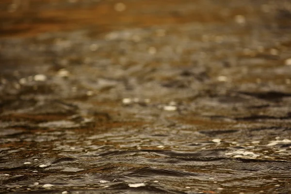 Textura de un oscuro agua de otoño en el río — Foto de Stock