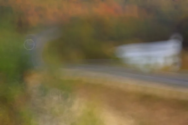 Höst Park ofokuserat bakgrund — Stockfoto