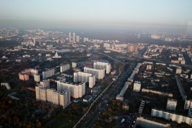 Moskova'dan Ostankino Kulesi