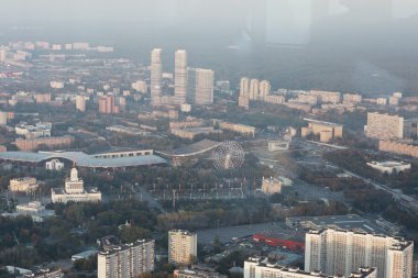 Moskova'dan Ostankino Kulesi