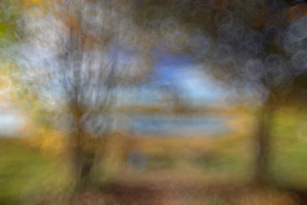 Unfocused nature background bokeh — Stock Photo, Image