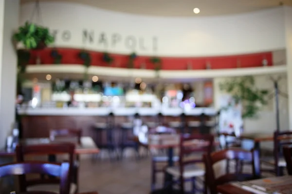 Blurred background in the Italian cafes — Stock Photo, Image