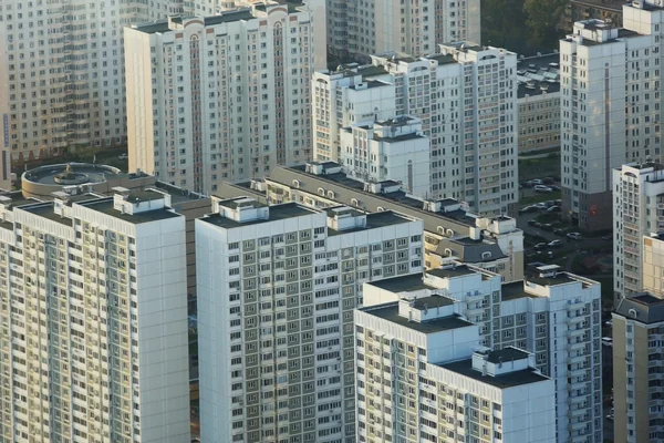 Moskou uitzicht vanaf Ostankino-toren — Stockfoto