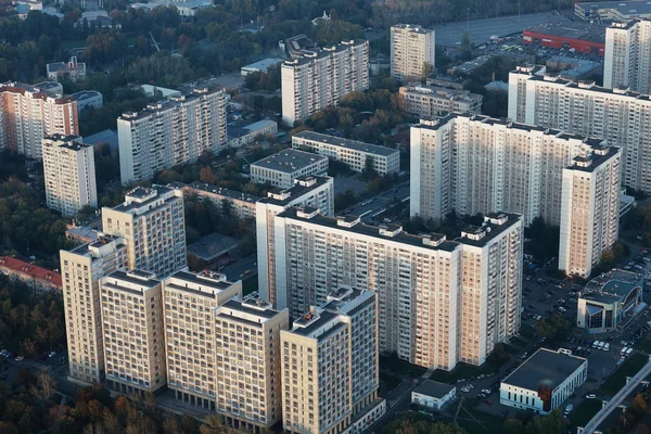 Москва с Останкинской башни — стоковое фото