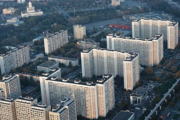 Moskva från Ostankino står hög — Stockfoto