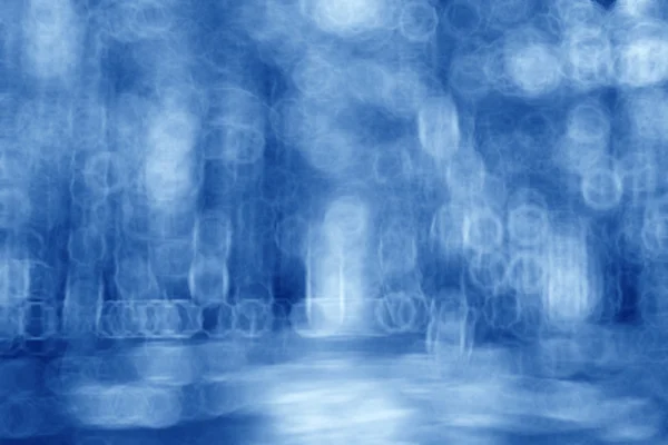 Blue blurred background bokeh — Stock Photo, Image