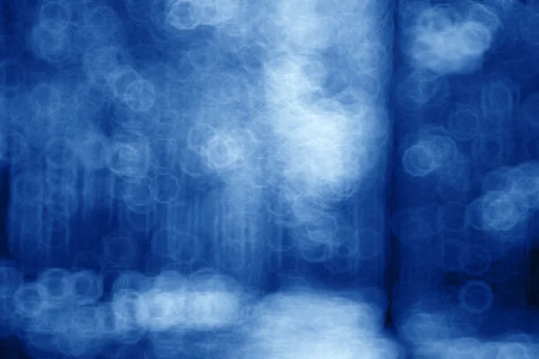 Fondo borroso azul bokeh — Foto de Stock