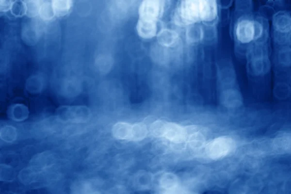 Blue blurred background bokeh — Stock Photo, Image