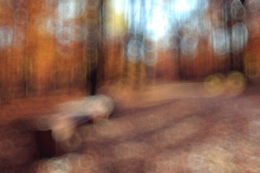 Sonbahar arka plan bulanık turuncu