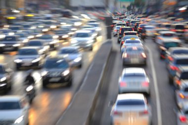 arka plan gece şehir hareket ışıkları ile