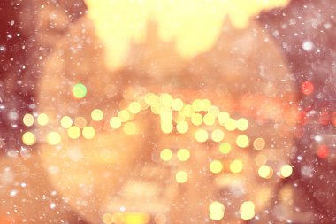 Daire arka plan bulanıklık bokeh