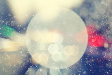 Daire arka plan bulanıklık bokeh