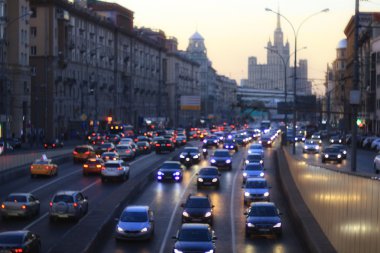 arka plan bulanık gece şehir yol