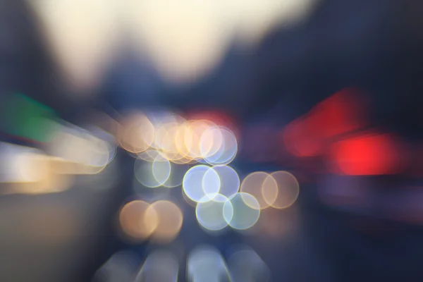 Background night city motion lights — Stock Photo, Image