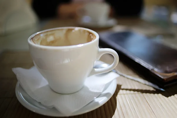 Fundo nos cafés italianos — Fotografia de Stock