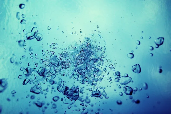 Bakgrund bubblor under vatten — Stockfoto