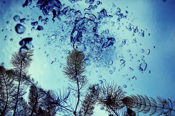 Pęcherzyki tło pod wodą — Zdjęcie stockowe
