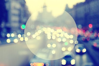 Daire arka plan bulanıklık bokeh