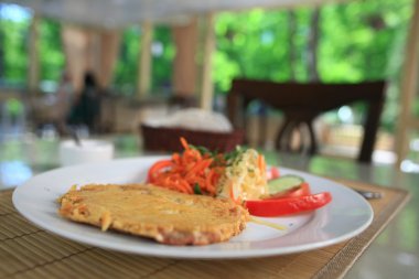 İtalyan restoran hizmet tablo