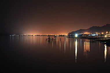 Gece Güney yaz manzarası