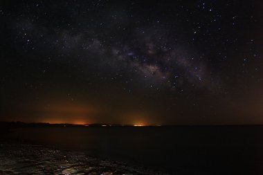Gece Güney yaz manzarası