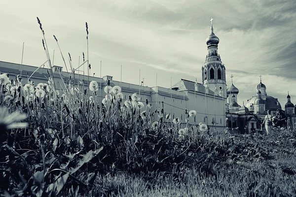러시아 교회 여름 풍경 — 스톡 사진