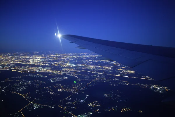 Noche verano sur paisaje — Foto de Stock