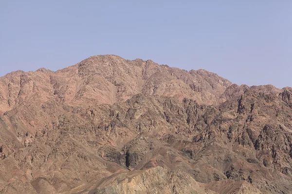 Montanhas vermelhas e rochas no Egito Sinai — Fotografia de Stock