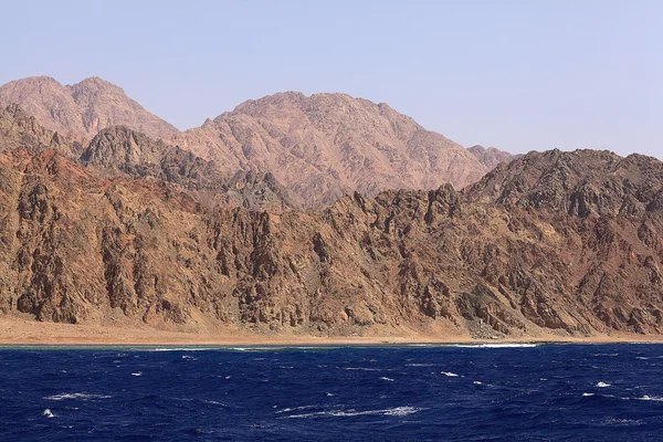 Red mountains and rocks in Egypt Sinai — Stock Photo, Image