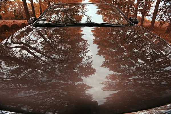 Fragment des modernen Autos — Stockfoto