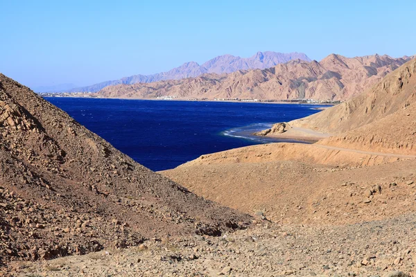 Paisaje en Egipto cerca de Blue Hole — Foto de Stock