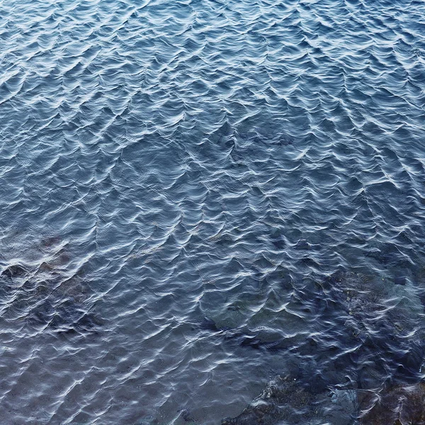 Su dalgalar deniz doku — Stok fotoğraf
