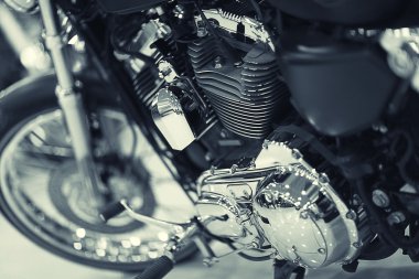 tek renkli bir motosiklet parçası