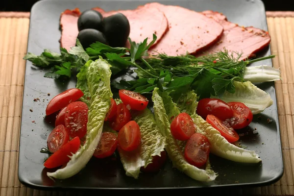 Ensalada de tomates cherry textura —  Fotos de Stock