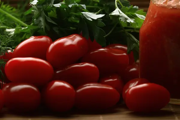 Ensalada de tomates cherry textura — Foto de Stock