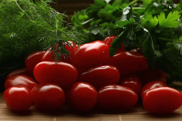 Kiraz domates salatası doku — Stok fotoğraf