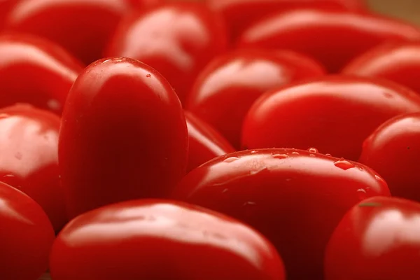 Konsistenz von Kirschtomaten Salat — Stockfoto