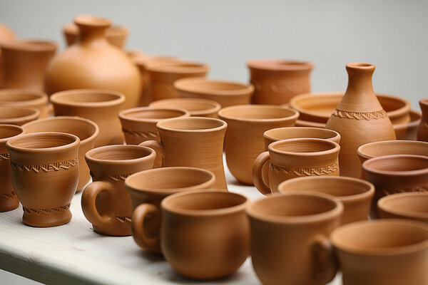 cups from clay