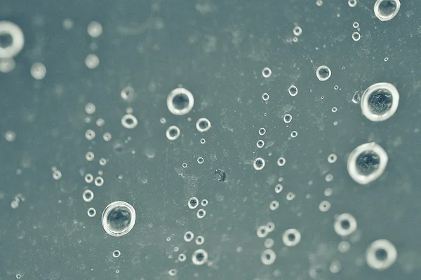 Gotas de chuva no vidro — Fotografia de Stock