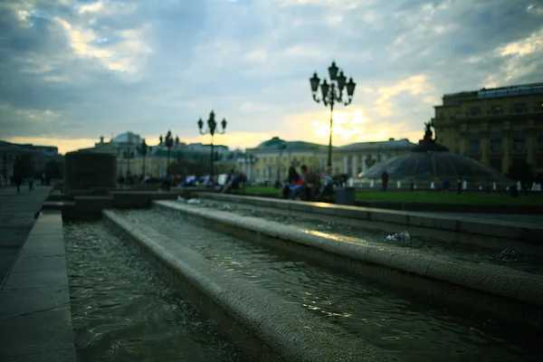 Vista urbana Moscow rua — Fotografia de Stock