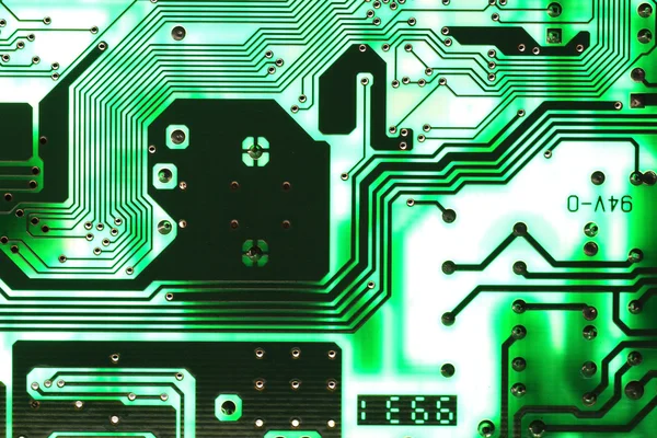 Mikroelektronika komputer chip — Zdjęcie stockowe