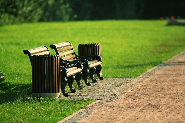 Parco estivo soleggiato — Foto Stock