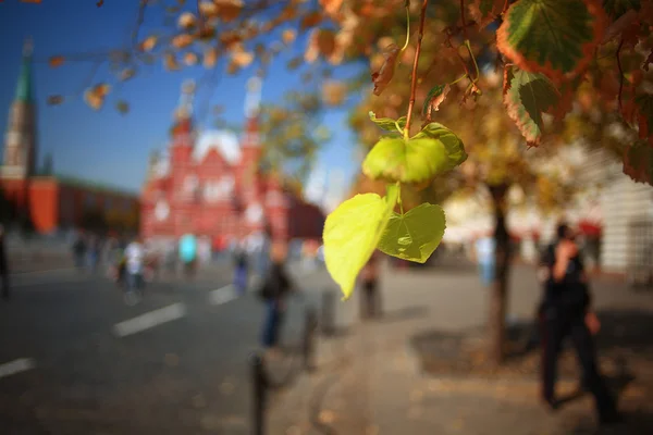 Widok ulicy Moskwy — Zdjęcie stockowe