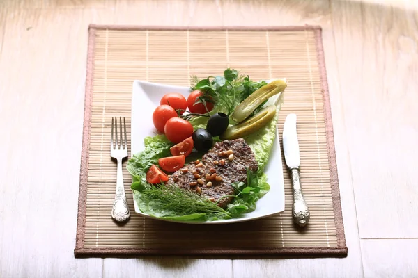 Stek grill z warzyw — Zdjęcie stockowe