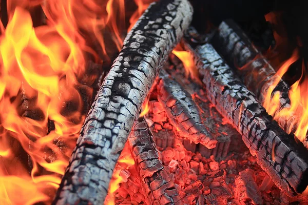 Fire bonfire embers — Stock Photo, Image