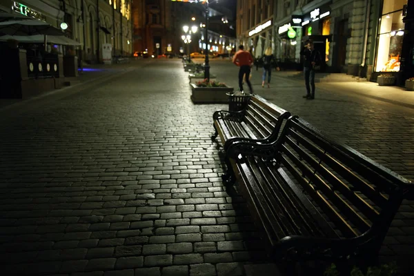 St. Petersburg'daki gece manzarası — Stok fotoğraf