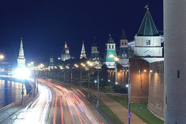 road in the Moscow Kremlin clipart