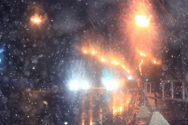 arka plan bulanık gece şehir