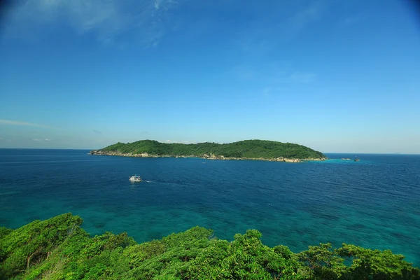 Sfondo paesaggio mare riva — Foto Stock